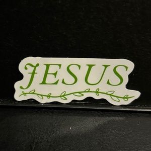 JESUS WORD STICKER